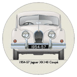 Jaguar XK140 Coupe (disc wheels) 1954-57 Coaster 4